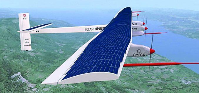 Solar-Powered Plane To Fly Around World