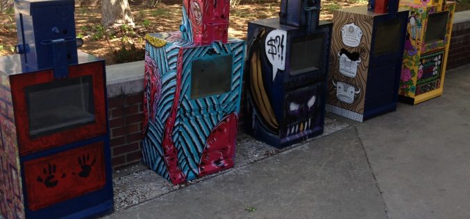 Freekly News Racks Get A Makeover: Local Artists Contribute to Art Project