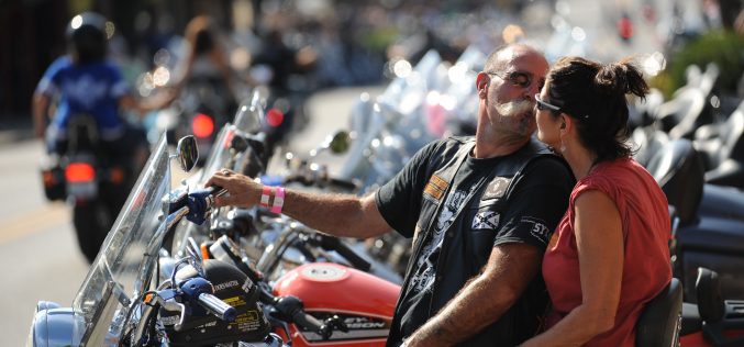 The Bikers of Bikes, Blues and Barbecue 2014