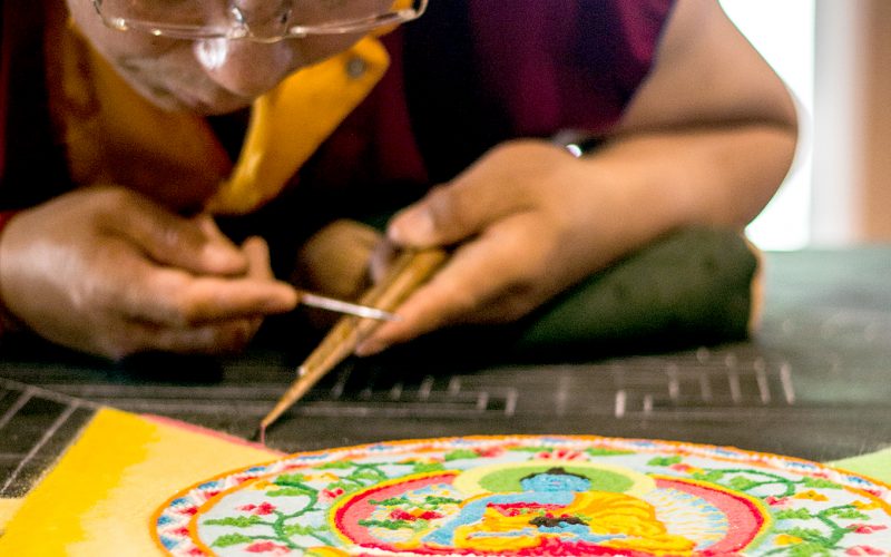 Fayettechill Hosts Tibetan Sand Mandala Creation