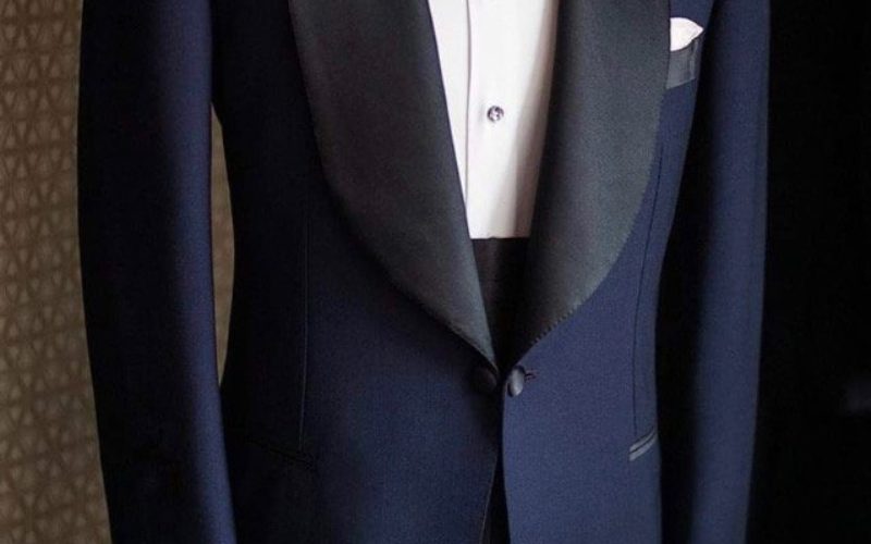 A glitzy tux for a wedding, maybe…