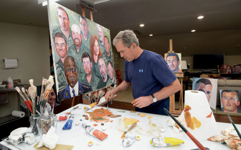 President’s portraits celebrate, honor veterans