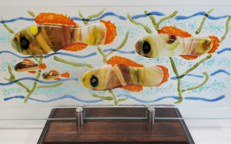 Artists create fish in any medium to go with APT’s ‘Tuna Christmas’