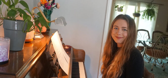 Ashtyn Barbaree puts down the guitar and returns to the piano for special Springdale concert