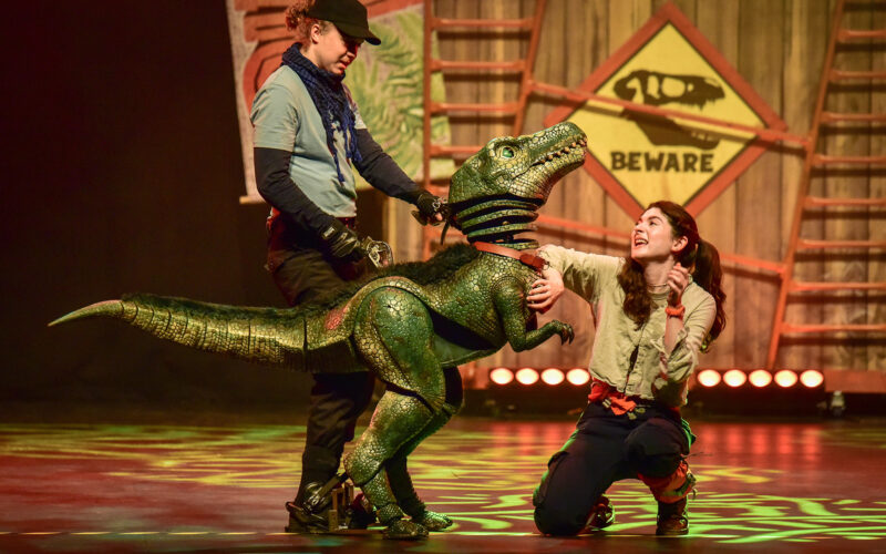 Puppeteers bring dinosaurs to life Feb. 17 on Alma stage