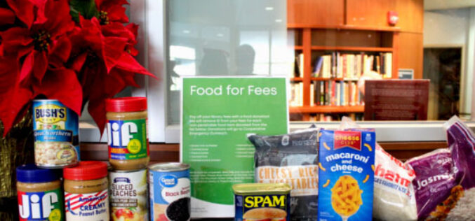 FYI Calendar: Fayetteville Public Library’s ‘Food for Fees’ takes place Nov. 10-16