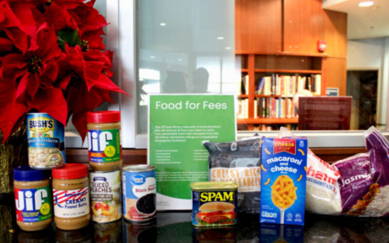 FYI Calendar: Fayetteville Public Library’s ‘Food for Fees’ takes place Nov. 10-16