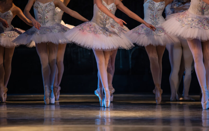 Parents dance with their young ballerinas in Nutcracker production at the Auditorium